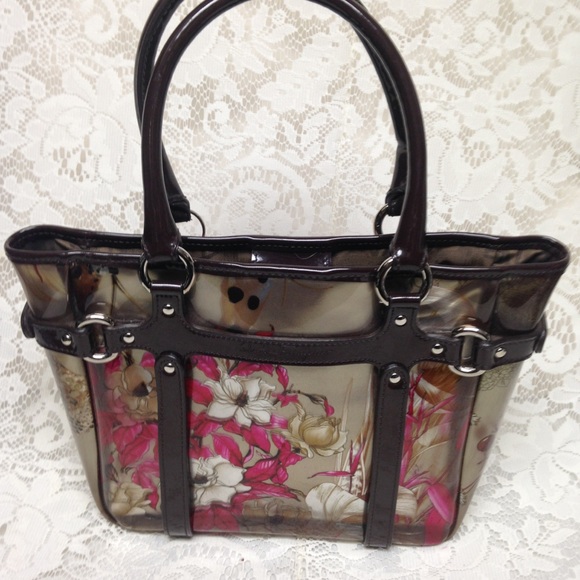 Vintage Ferragamo Floral Tote-Handbag